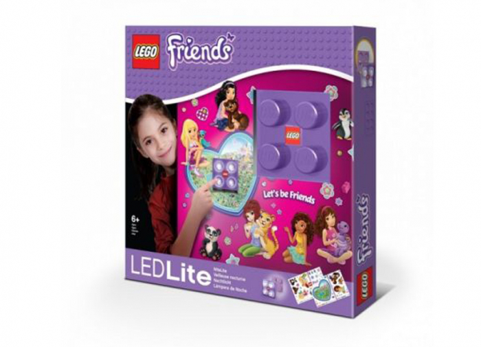 Lampa de veghe cu autocolante LEGO Friends (LGL NI13)